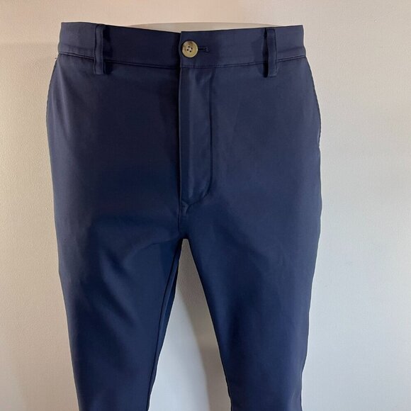 Vineyard Vines Men's Navy Blue Links Pants - Size 35 x 32 - Picture 2 of 5